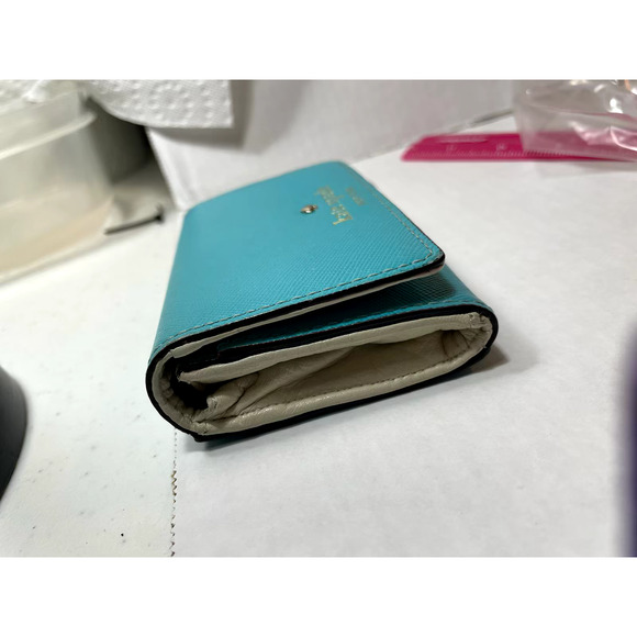 Kate Spade coin purse turquoise - Picture 4 of 5